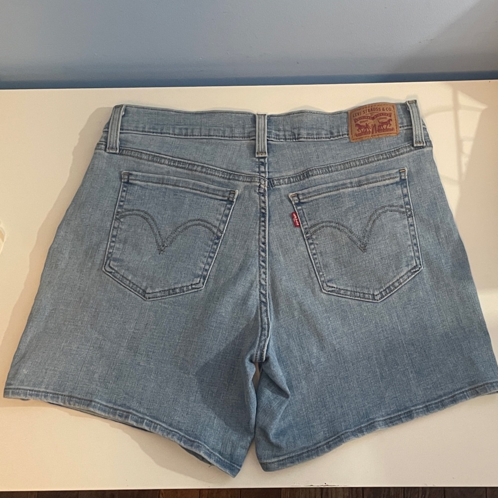 Levi's Light Blue Jean Shorts for Women